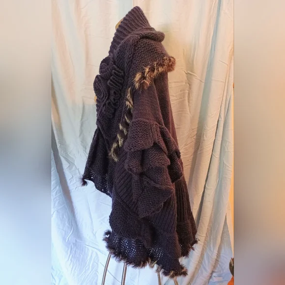 Pretty Angel Cashmere Blend Sweater In Oversized Large - Picture 6 of 11